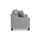 Divano Letto Grigio Queen, Velluto Scamosciato, Posti Letto 2 - 80L x 39P x 40A