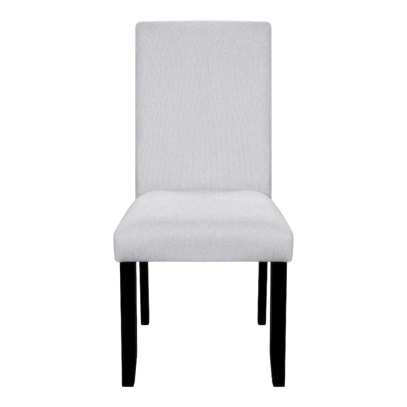 Set da tavolo da pranzo rotondo grigio e nero/beige e nero, 5 pezzi, 4 posti
