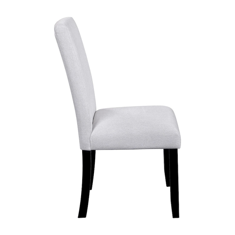 Set da tavolo da pranzo rotondo grigio e nero/beige e nero, 5 pezzi, 4 posti