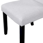 Set da tavolo da pranzo rotondo grigio e nero/beige e nero, 5 pezzi, 4 posti