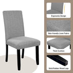 Set da tavolo da pranzo rotondo grigio e nero/beige e nero, 5 pezzi, 4 posti