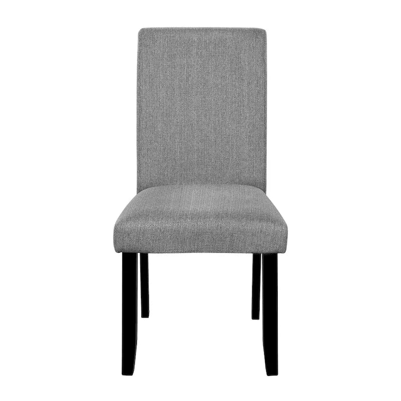 Set da tavolo da pranzo rotondo grigio e nero/beige e nero, 5 pezzi, 4 posti