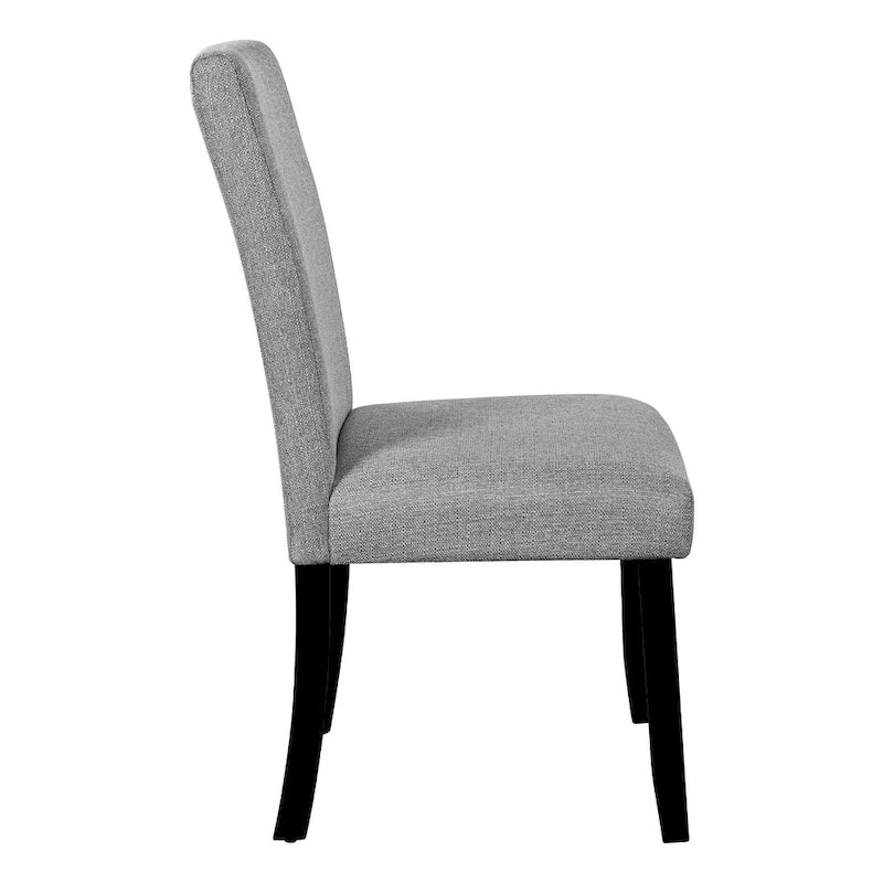 Set da tavolo da pranzo rotondo grigio e nero/beige e nero, 5 pezzi, 4 posti