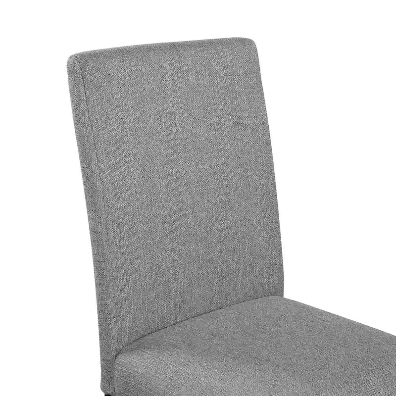 Set da tavolo da pranzo rotondo grigio e nero/beige e nero, 5 pezzi, 4 posti