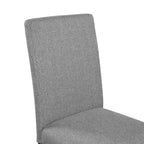 Set da tavolo da pranzo rotondo grigio e nero/beige e nero, 5 pezzi, 4 posti