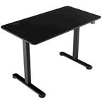 Scrivania elettrica regolabile in altezza Sit-Stand, marrone/nero/naturale, monoposto