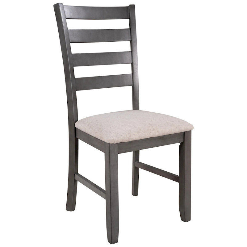 Set pranzo rustico grigio 6 posti, tavolo, 4 sedie e panca