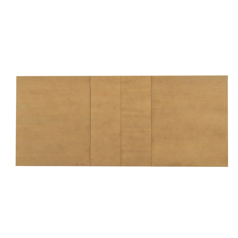 Set da pranzo allungabile in stile rustico/espresso da 9 pezzi, 8 sedie imbottite, posti a sedere per 8 persone
