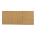 Set da pranzo allungabile in stile rustico/espresso da 9 pezzi, 8 sedie imbottite, posti a sedere per 8 persone