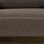Set Divano a 2 Pezzi in Stile Missione, Marrone Scuro / Rovere Rustico, Posti a Sedere 5