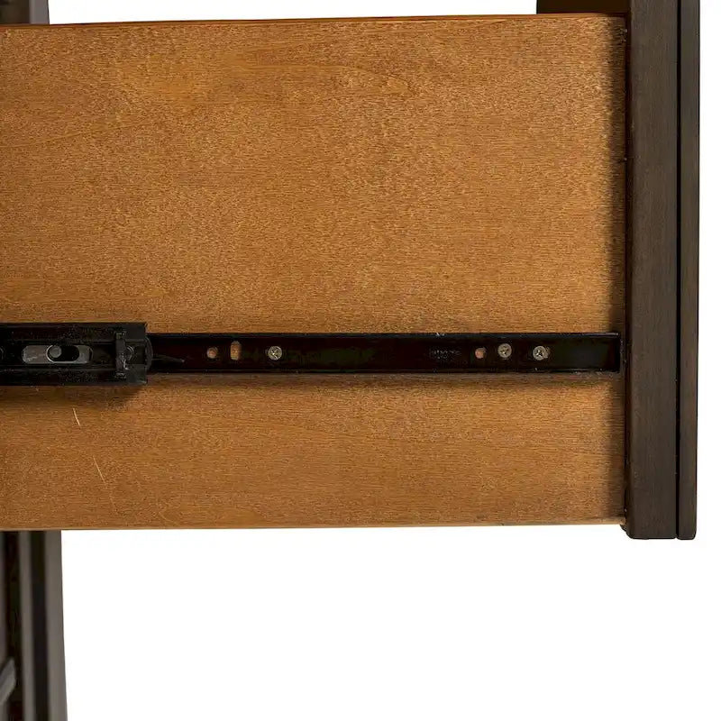 Cassettiera scorrevole con finitura grigia per 1 – Stile Rock Beaten