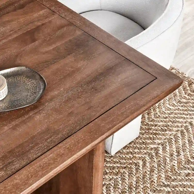 Tavolo da pranzo rettangolare Umber in legno di mango, fino a 10 posti a sedere