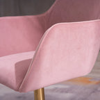 Poltrona girevole in velluto arancione/verde/rosa/giallo, regolabile in altezza, singola