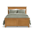 Struttura letto a pannelli in rovere chiaro, matrimoniale standard, 1 posto letto
