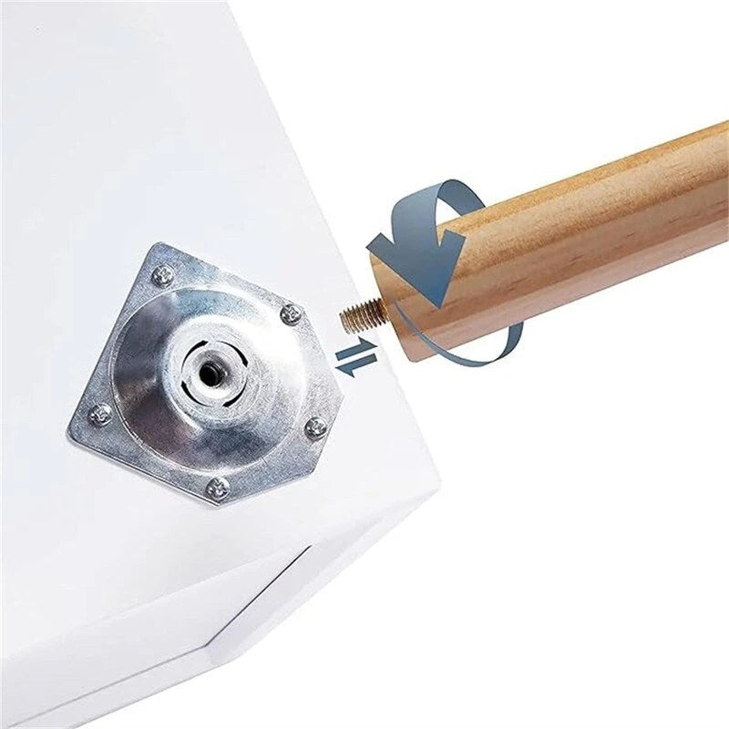 Comodino a 2 cassetti grigio/bianco, set da 2