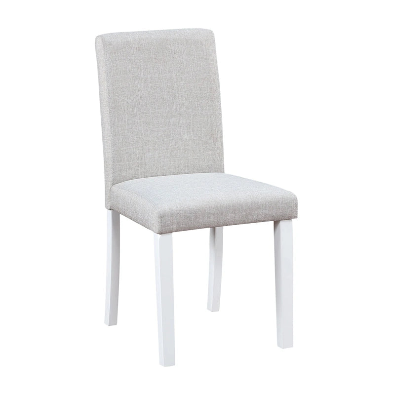 Set da Pranzo 5 Pezzi, Grigio/Nero/Bianco, Quadrato, 4 Posti