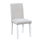 Set da Pranzo 5 Pezzi, Grigio/Nero/Bianco, Quadrato, 4 Posti